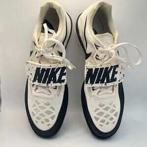 Nike Zoom SD Track & Field Throwing Shoes White Black Strap Men’s Size 11